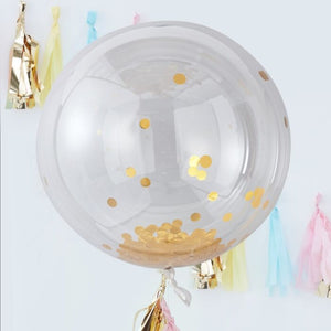 LARGE GOLD CONFETTI ORB BALLOONSCode: PM-388